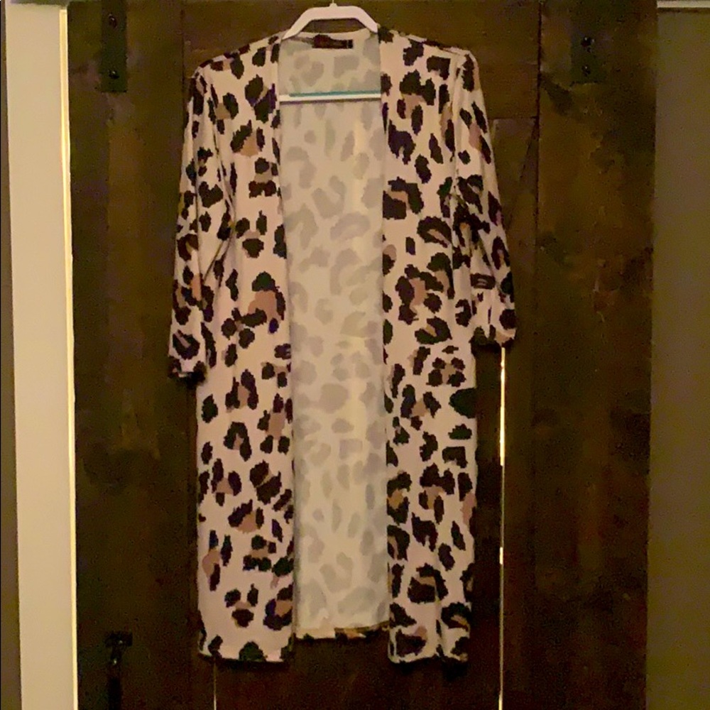Leopard Lightweight cardigan
